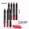 Boobeen Matte Lipstick Pencil Lip Crayon Stick Matte Velvet Lipgloss Creamy Lip Liner Full Coverage High Pigment Waterproof Non-Fade Lipstick for Women, Matte Lip Stain with Smooth Makeup (#06)