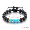 Mystiqs Kids Adjustable Lava Rock Beaded Stone Bracelet Essential Oil Diffuser for Aromatherapy Ideal for Anti-Stress or Anti-Anxiety Ages 6-13 (New Upgraded Anti-Loose System)