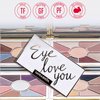 Mirabella Eye Love You Neutral Eyeshadow Palette Collection, Makeup Palette with Ultra-Pigmented Pressed Powders, Natural Matte & Shimmer Eyeshadows with Moisturizing Jojoba & Triglyceride, Romance