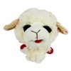 Multipet Lamb Chop Head Knobby Noggins Dog Ball Toy Size 5"