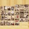 WFPLUS 64 Pcs 2 set Vintage Retro Old Tourist Spot Posters Travel Postcards for Worth Collecting