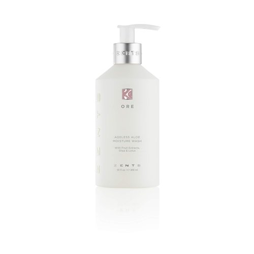 Zents Hand and Body Wash (Ore Fragrance) Moisturizing Anti-Aging Cleanser with Organic Shea Butter & Aloe for Dry Skin, 10 fl oz