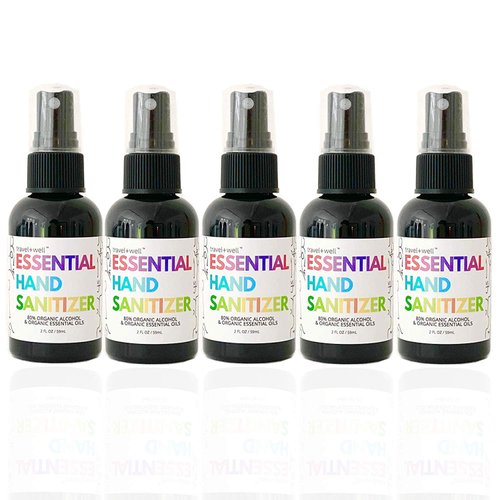 Travel + Well Essential No-Rinse Organic Hand Wash 5 Pack