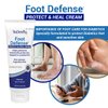 TriDerma Diabetics' Foot Cream for Dry Cracked Feet and Heels with Lactic Acid, Urea, AP4 Aloe Vera Gel, 4.2 oz Tube