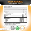 Nutrology BCAA Natural, Plant Based BCAA Powder, Orange Coconut Flavor, Optimized 2:1:1 Ratio Amino Acids Powder, Post Workout Recovery Drink Vegan BCAA Powder, Gluten-Free, Non-GMO, 30 Servings