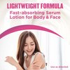 Gold Bond Plumping Collagen Body and Face Serum Lotion, Lightweight Hydrating Moisturizer with Collagen Peptide Complex, Jojoba and Grapeseed Oils to Visibly Plump Skin, Cherry Blossom Scent, 8 oz