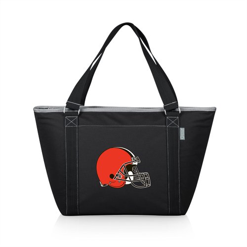 PICNIC TIME Black Cleveland Browns Topanga Cooler Tote