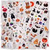 ArtCreativity 228 Styles Glow Halloween Temporary Tattoos Sheets for Kids - Halloween Glow in Dark Tattoos Stickers with unique Characters - Bulk Halloween Treat or Trick - Halloween Party Favors