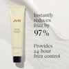 JVN No Heat Air Dry Cream, Hair Styling Cream - 5 Fluid Ounces, Smoothens and Defines Hair, Sulfate-Free, Curl Enhancing, Moisturizing, Smoothening, UV Protection for All Hair Types