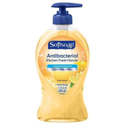 Softsoap Kitchen Fresh Hands Antibacterial Liquid Hand Soap, 11.25 oz Per Bottle (3 Pack)