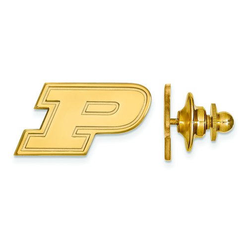 Purdue University P Logo Lapel Pin (Gold Plated)