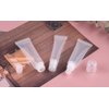 FALADOO 25Pcs 10 ml Lip Gloss Balm Tubes Refillable Empty Tubes Clear Cosmetic Containers Soft Tube (25Count (Pack of 1))