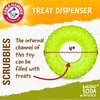 Arm & Hammer for Pets Scrubbies Puppy Chew Ring Dental Toy Infused with Baking Soda - Durable Teething Toy with Treat Dispensing Feature - Interactive Dental Chew Toy for Puppies