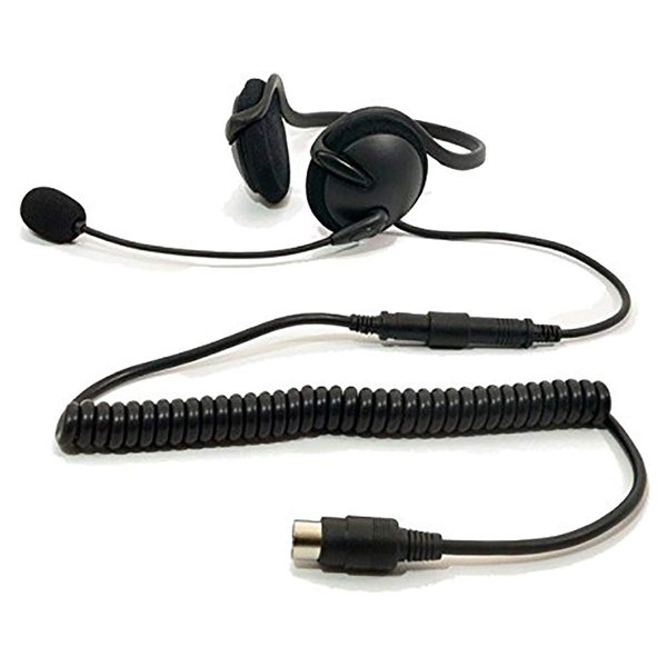 iMC Motorcom HS-H140P Half-Helmet and Helmetless Headset for 7 Pin Harley Davidson Audio Systems