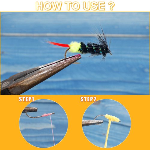 BBTO 12 Pieces Fly Tying Chenille Fly Tying Materials 65.64 Yards Chenille DIY Fly Tying Thread Craft Fly Tying Tinsel for Streamers Wooly Buggers Nymph Flex Hackle (Chenille Style)