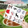 Baseball Temporary Tattoos Birthday Party Supplies Decorations 96 PCS Tattoos Stickers Sport Game Player Summer Olympic Cute Party Favors Kids Boys Girls Gifts Ideas Classroom School Prizes Themed