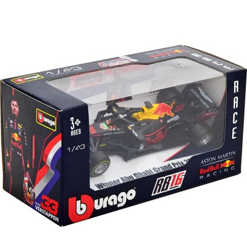 Bburago 1:43 RED Bull RB16 Formula 1 (F-1 F1) Racing CAR 2020#33 MAX Verstappen DIECAST Model Toy 18-38052 MV