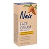 Nair Hair Remover Moisturizing Face Cream, with Sweet Almond Oil, 2OZ