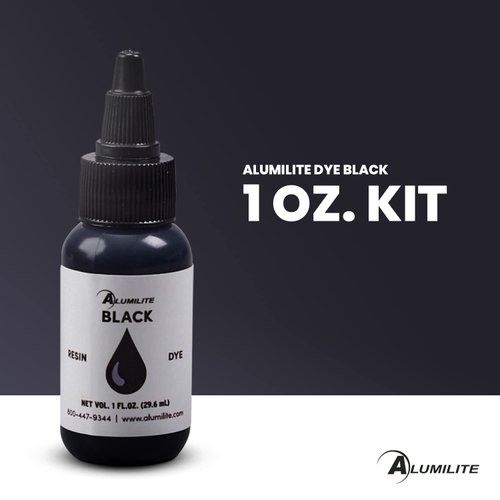 Alumilite Dye Liquid Color Tint Black (1 oz) Highly Concentrated Colorant or Pigments for Casting Resins, Epoxy Coating, and Urethane | Used in Coloring Clear, Translucent, Opaque Color Arts & Crafts
