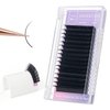 ANNAFRIS 16 Rows Volume Classic Eyelash Extension 0.10 C Curl 9mm Matte Black Individual False Eye Lashes Extension Salon Use Natural Soft Fake Eyelashes Supplies (0.10 C, 9mm)