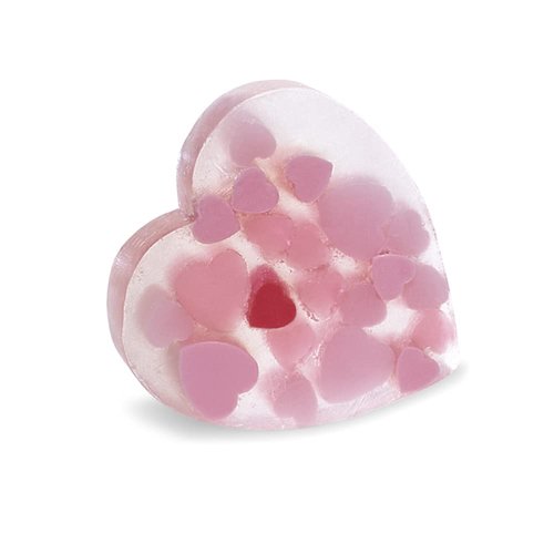 Primal Elements Glycerin Bar Soap | Valentines Soap Helps All Skin Types, Sensitive, Oily & Dry Skin | NO PARABENS, VEGAN, GLUTEN FREE, 100% VEGETABLE BASE - (Heart of Hearts)