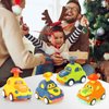 QSONSELL Car Toys for Toddlers 1-3 One Year Old Boy Birthday Gift for Boys Girls Pull Back City Vehicle Toys Party Favors for Kids