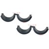 DGBRSM 4PCS Bicycle Handlebar Rubber Gasket Handlebar Stem Shim Spacer Adapters Bike Stem for Road Mountain Bikes Fits 22.2/25.4 mm to 31.8 mm Bike Stem