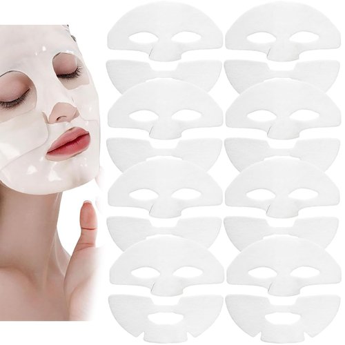 Vbolre Bio Collagen Face Mask 8Pcs, Bio-Collagen Deep Mask Overnight, Korean Face Mask Pure Collagen Films Deep Hydrating Firming Lifting Anti Wrinkle Hydrogel Mask Skincare (8Pcs)