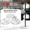 Gypie Marble Mug Holder Tree, 8 Hooks Coffee Cups Stand, New Upgraded Stable Mug Stand for Kitchen Counter Cabinet Cafe Black