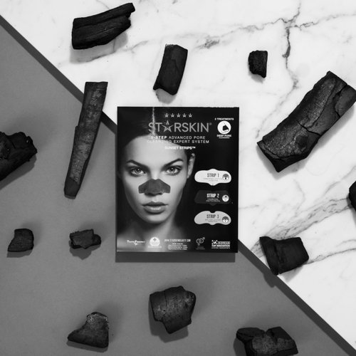 STARSKIN 3-Step Blackhead Remover Nose Strips, Award Winning Deep Cleansing Pore Strips, Purifies & Prevents Breakouts, 2 Pack