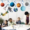 WEEPA 30 Pcs Space Themed Party Decorations Solar System Hanging Swirl Decorations Outer Space Party Supplies for Kids Galaxy Birthday Party favors Science Classroom Decor