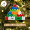 Holiday Traditions Personalized Toddler Ornament 2024 – Fast & Free 24h Customization – Kids Christmas Ornament for Tree – Custom Gift Wrapped Building Blocks Ornament Keepsake for Girls, Boys