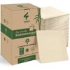 300 Pack 2-Ply Compostable Napkins - FSC Certified 5x5 Inch Folded Post Consumer Recycled Napkins - Highly Absorbent Eco friendly Napkins Disposable Biodegradable Paper Napkins for Dining and Events