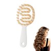 QYNuLi Hair Scalp Massager Shampoo Brush Silicone Scalp Scrubber with Handle Curved Vented Scalp Scrubber Scalp Care Brush Soft Hair Shampoo Brush for Scalp Exfoliator and Dandruff Removal(White)