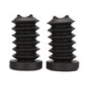 Rubber Rear Fork Boots Shock Absorber Covers Protector Gaiter Gators For Harley Touring Street Electra Glide Road King FL 97-13