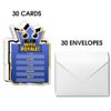 ukebobo 30 Gaming Party Invitations Card with Envelopes - Double Sided - Video Game Invitations - Game Party Supplies