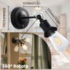 DoRight RV Ceiling Light Camper Lights, Wall Sconces Set of Two, 12V LED RV Wall Sconce Light Fixture with ON/Off Switch for RV, Boat, Marine, Motorhome, Caravan (Bulb not Included)