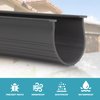 3" Garage Door Bottom Seal Weatherstrip in Grey - 1/4" T Style - All Widths(16' Wide Door)