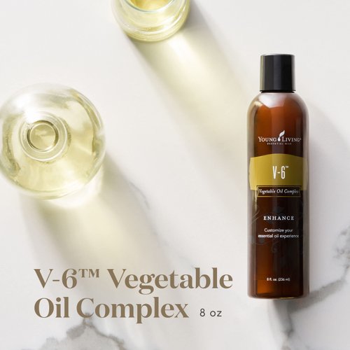 V-6 Enhanced Vegetable Oil Complex by Young Living, 8 Ounces, Topical