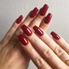 VENALISA Dark Red Gel Nail Polish, 12ml Claret-Red Gel Polish Deep Red Color Soak Off UV LED Nail Gel Polish Nail Art Starter Manicure Salon DIY at Home, 0.43 OZ