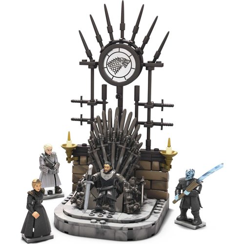 Mega -Construx -Game of Thrones The Iron Throne Construction Set with Character Figures,Building Toys for Collectors (260 Pieces)