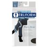 Truform Compression Socks, 15-20 mmHg, Men's Gym Socks, Knee High Over Calf Length, Black, Medium