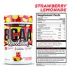 Musclesport BCAA Revolution Amino Acid Powder Supplement for Men & Women - Intra Workout Training Complex - Recovery Supplemen (Strawberry Lemonade, 30 Servings)