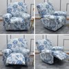Eco-Ancheng Recliner Slipcovers 4-Pieces Lazyboy Recliner Covers Recliner Couch Covers Recliner Chair Cover Non Slip Reclining Slipcovers with Storage Pockets Furniture Protector for Living Room