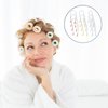 48 pcs hair roller holder hair perm rods clips hair roller clips hot roller pins spiral curling iron perm rods clips for natural hair 304 stainless steel Metal Miss electric scroll