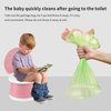 Travel Potty for Toddler, Portable and Foldable Toilet, Apply to Seat Emergency Toilet for Car, Camping, Outdoor, Indoor (Pink)