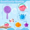 Baby Bath Toys for Kids Ages 1-3 5 PCS Mold Free Toddler Bath Toys for 2-4 Bathtub Water Toys Baby Gifts (Color Random)