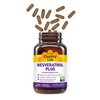Country Life Resveratrol Plus 1000mg - Organic Antioxidant Supplement with Pine Bark & Grape Seed Extracts - Vegan, Gluten-Free, Non-GMO