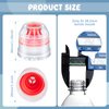 Leinuosen 30 Pcs 28 mm Push Pull Replacement Caps Reusable Colorful Plastic Soda Twisted Water Bottle Lid Top Suitable for 28 mm Sport Bottle Cap (Red, Yellow, Blue)