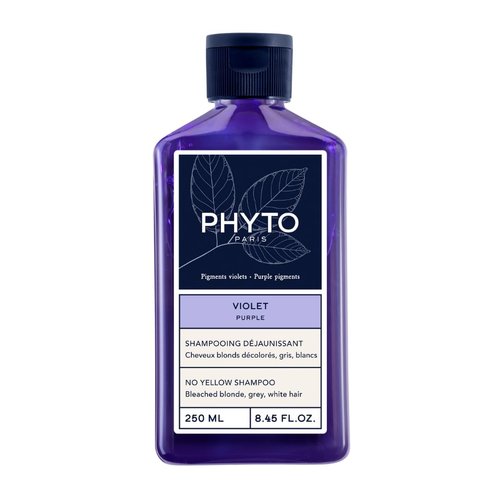 Phyto Purple No Yellow Shampoo - Colour Depositing Purple Shampoo, Anti Brass Toning Shampoo Neutralizes Yellow Tones and Enhances Shine|250 ml